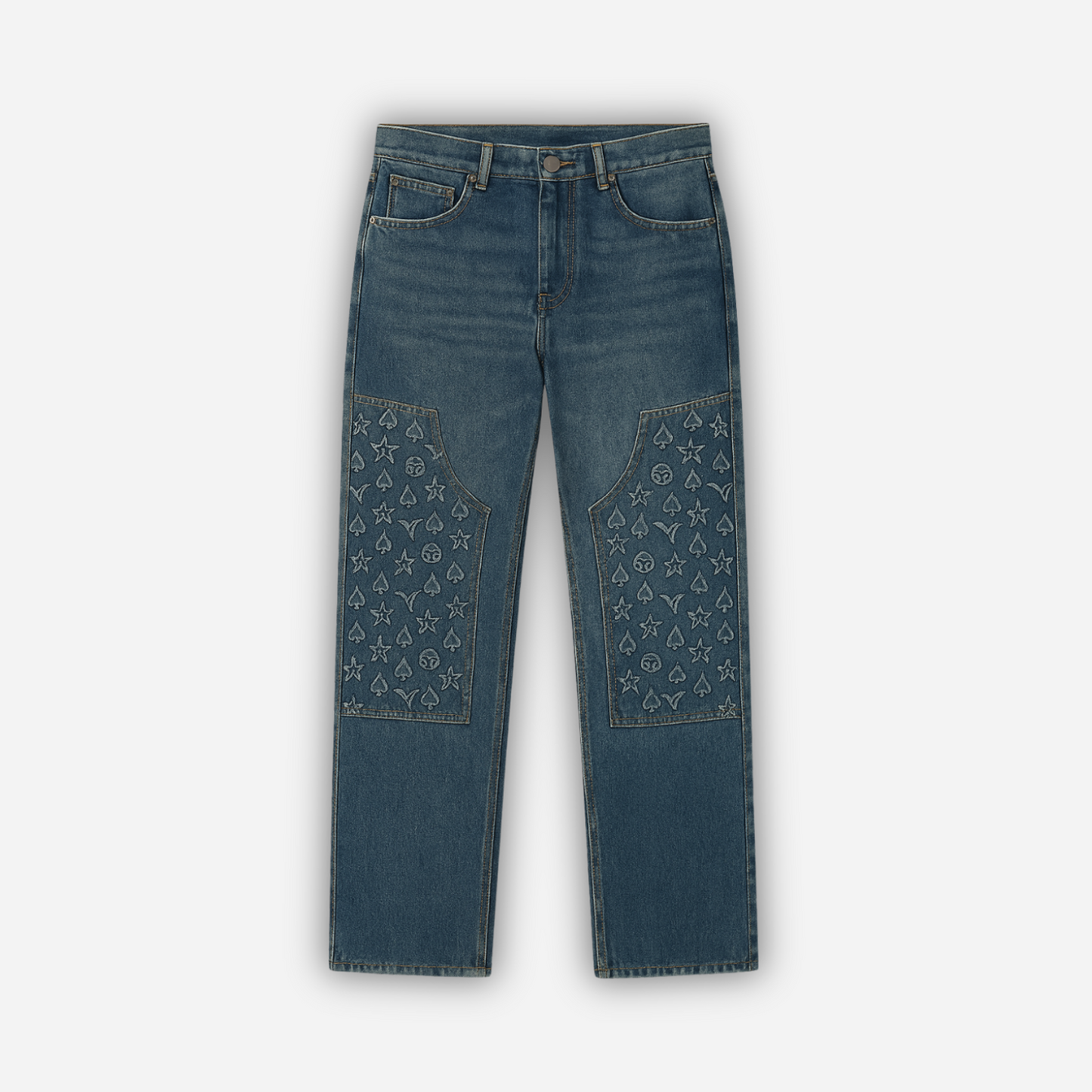 ROYAL FLUSH CARPENTER DENIM JEANS BLUE